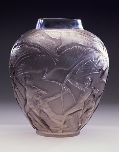 Archers Vase, 1921 by Rene Jules Lalique
